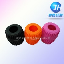 定做水桶狀音響硅膠護(hù)套|筒狀音箱硅膠外套